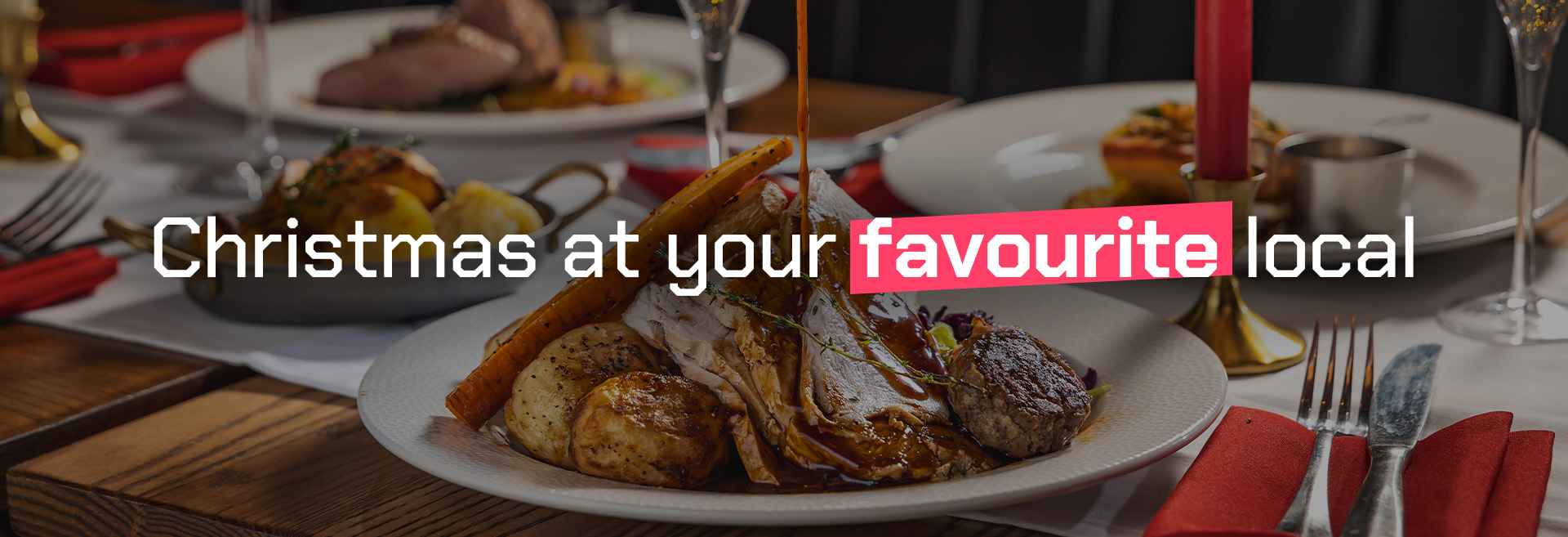 Christmas at The Forth Hotel in outlet-town]